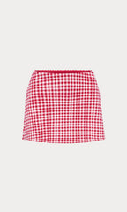 THE KEEPSAKE SKORT CHERRY GINGHAM