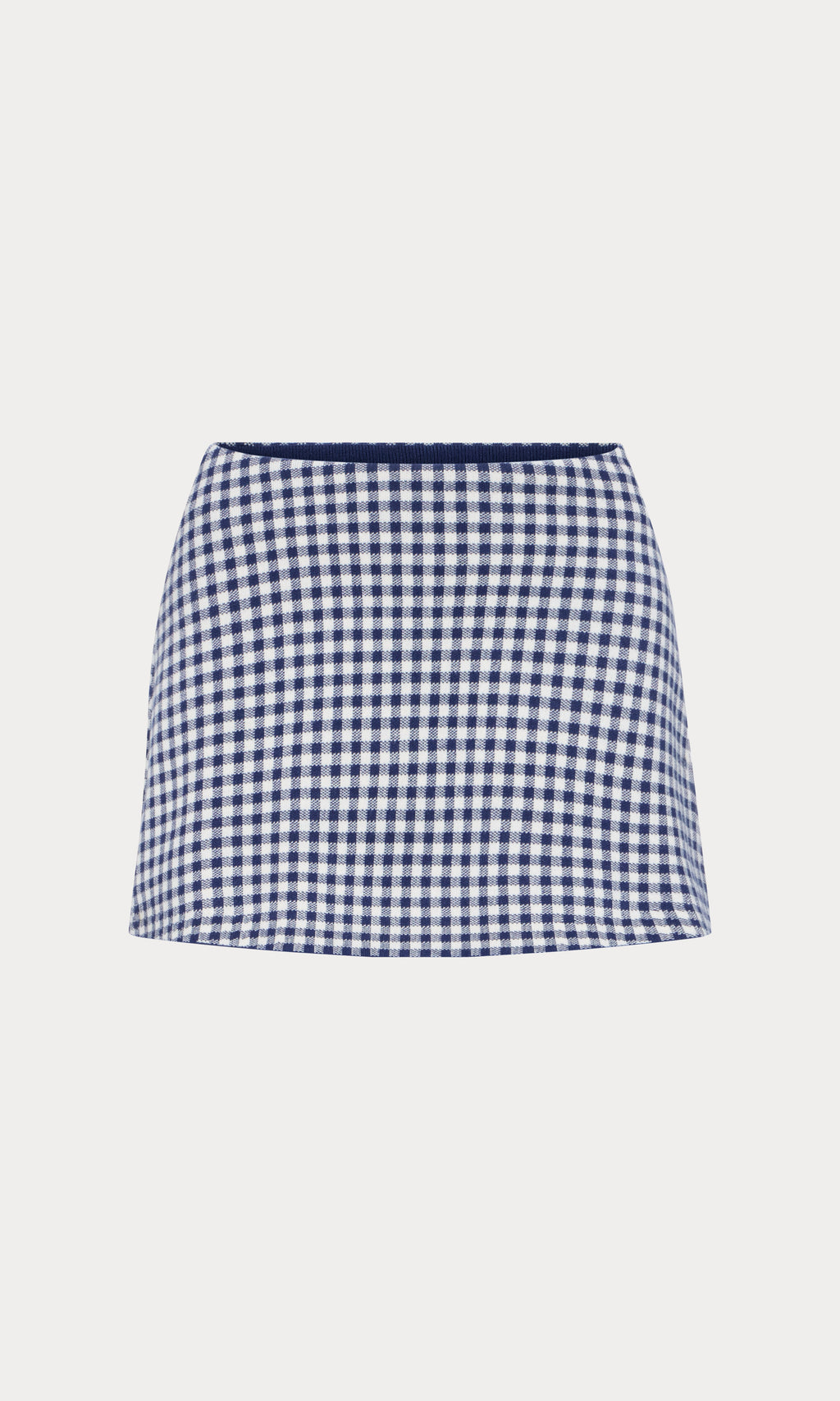 THE KEEPSAKE SKORT NAVY GINGHAM