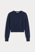 THE FINE KNIT CARDIGAN NEW NAVY