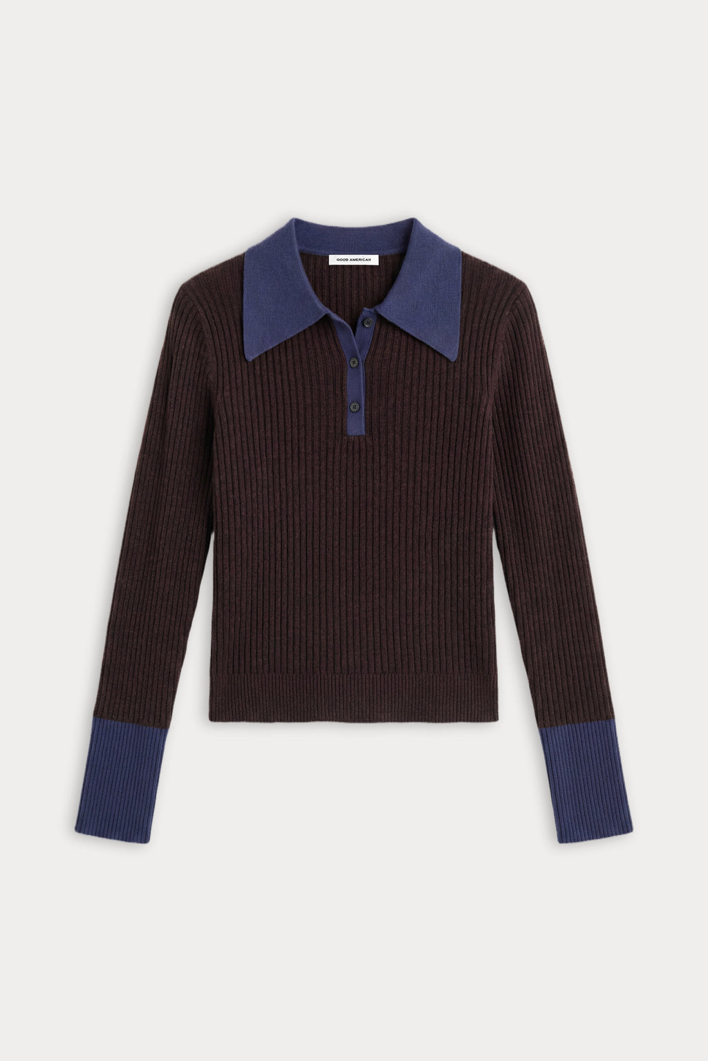 THE KNIT POLO SWEATER ESPRESSO