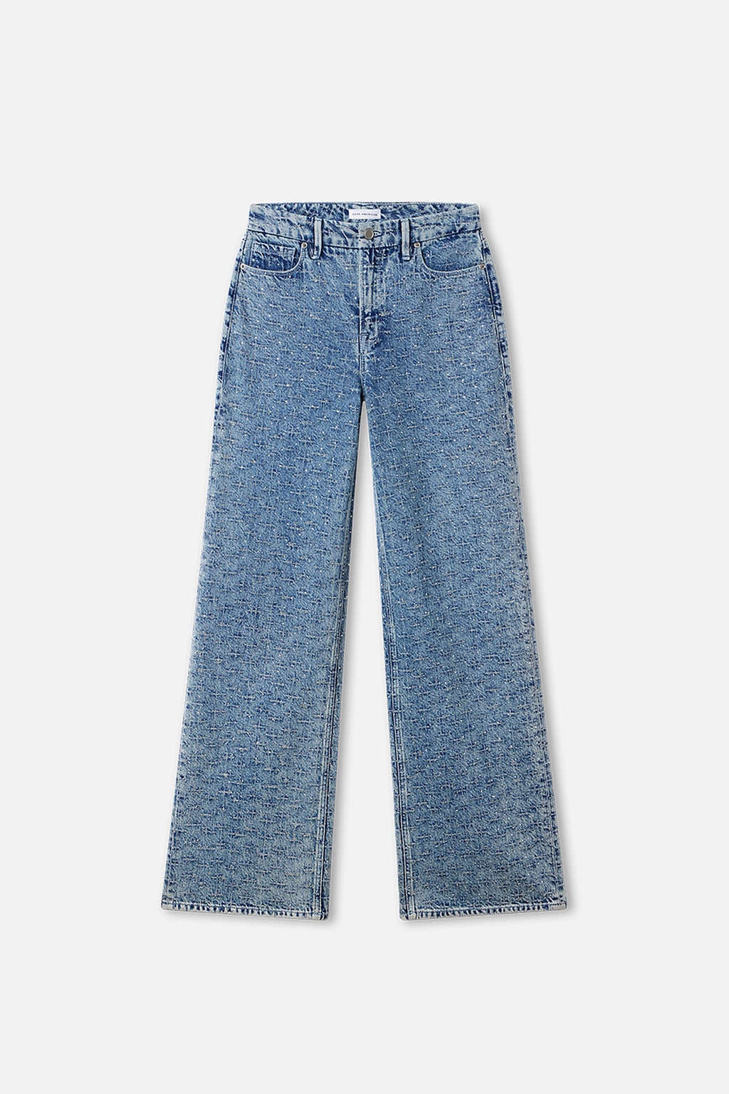 GOOD SKATE WIDE CRYSTAL JEANS INDIGO1070