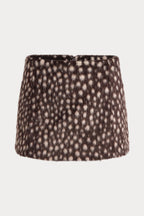 THE PONYHAIR SKIRT DEEP CHOCOLATE FAWN