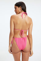 ALWAYS FITS TINY TIES BIKINI TOP BRIGHTPINK001