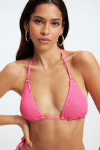 ALWAYS FITS TINY TIES BIKINI TOP BRIGHTPINK001