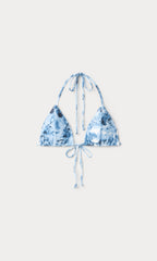 PRINT STRING BIKINI TOP BLUE ANGEL PRINT