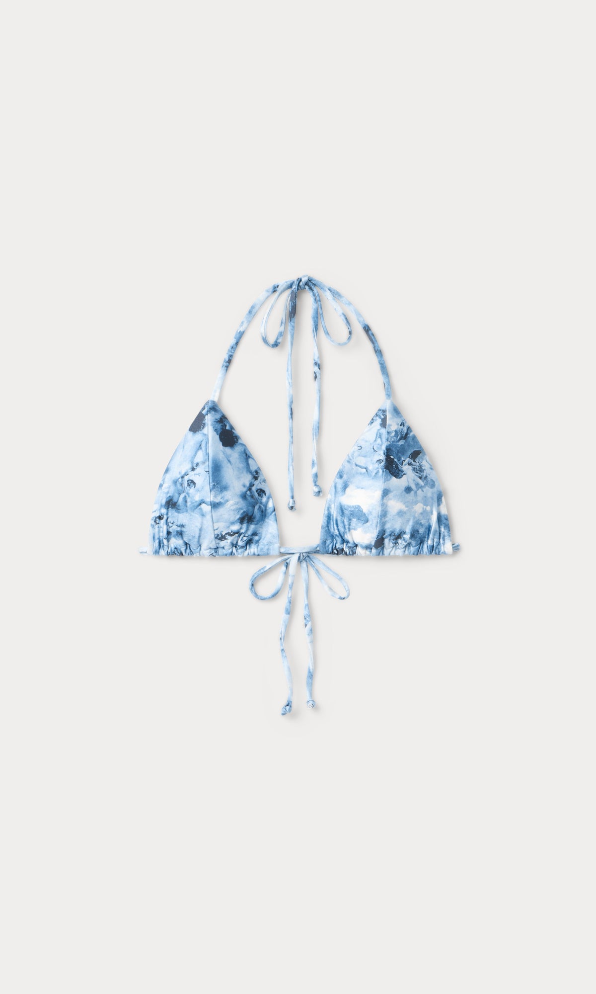 PRINT STRING BIKINI TOP BLUE ANGEL PRINT