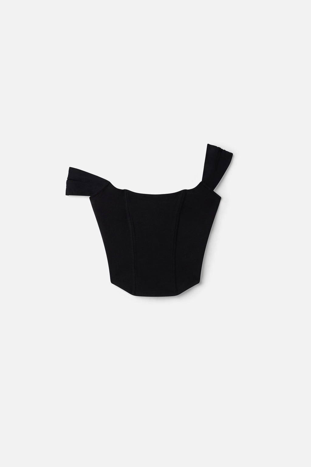 DOLLY SUPER STRETCH CORSET TOP BLACK001