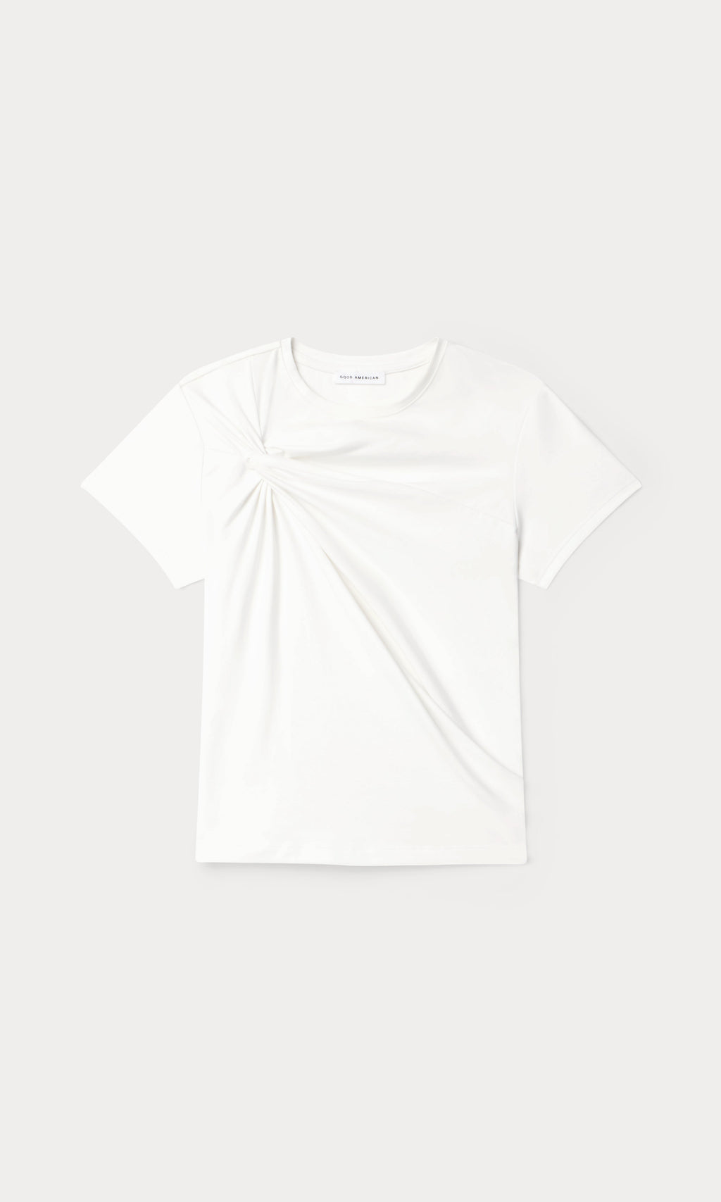 SUPER STRETCH TWIST TEE WHITE001