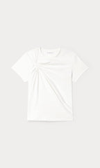 SUPER STRETCH TWIST TEE WHITE001