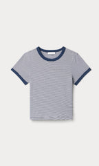 THE RINGER BABY TEE HORIZON STRIPE