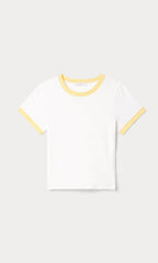 THE RINGER BABY TEE WHITE001