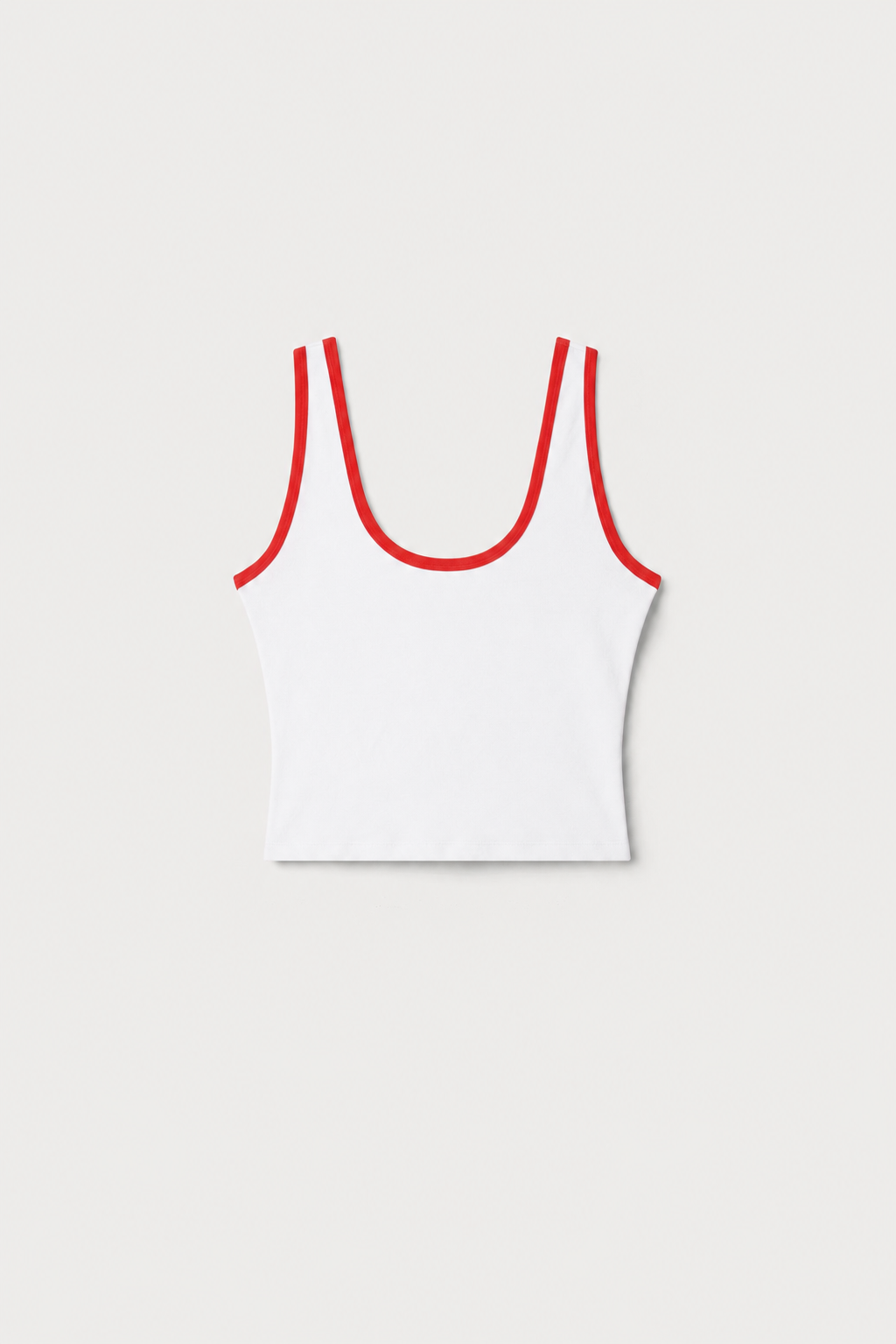 SUPER STRETCH RINGER TANK FLAMING HOT
