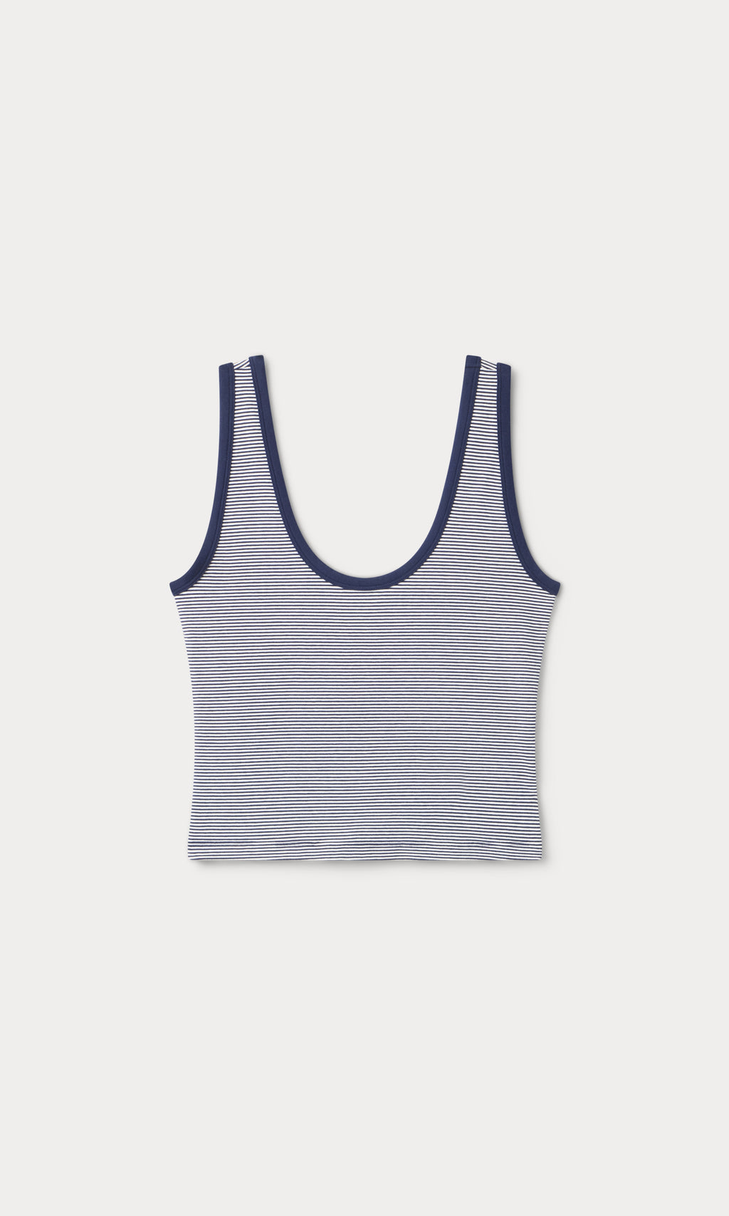 SUPER STRETCH RINGER TANK HORIZON STRIPE