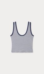 SUPER STRETCH RINGER TANK HORIZON STRIPE