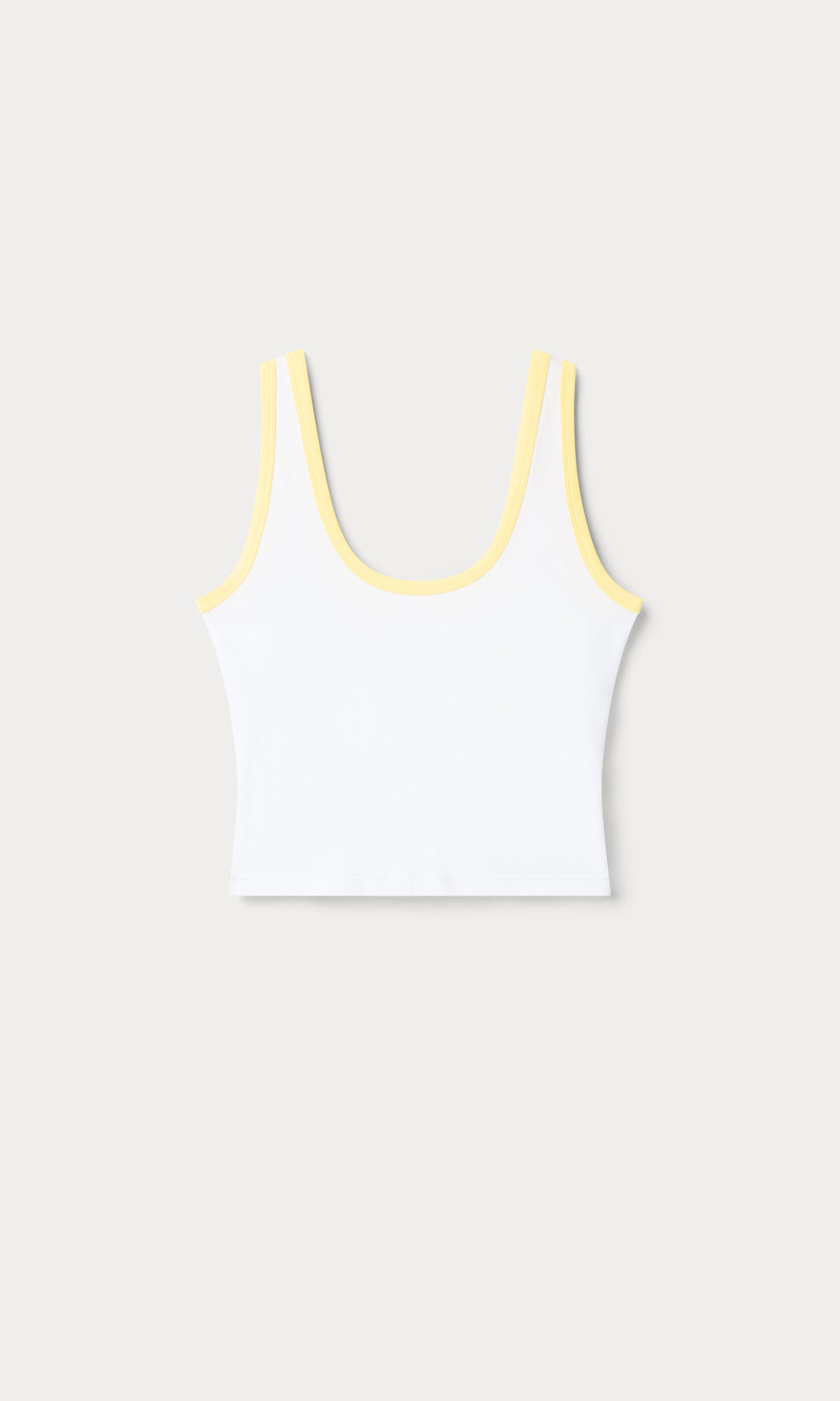 SUPER STRETCH RINGER TANK WHITE001