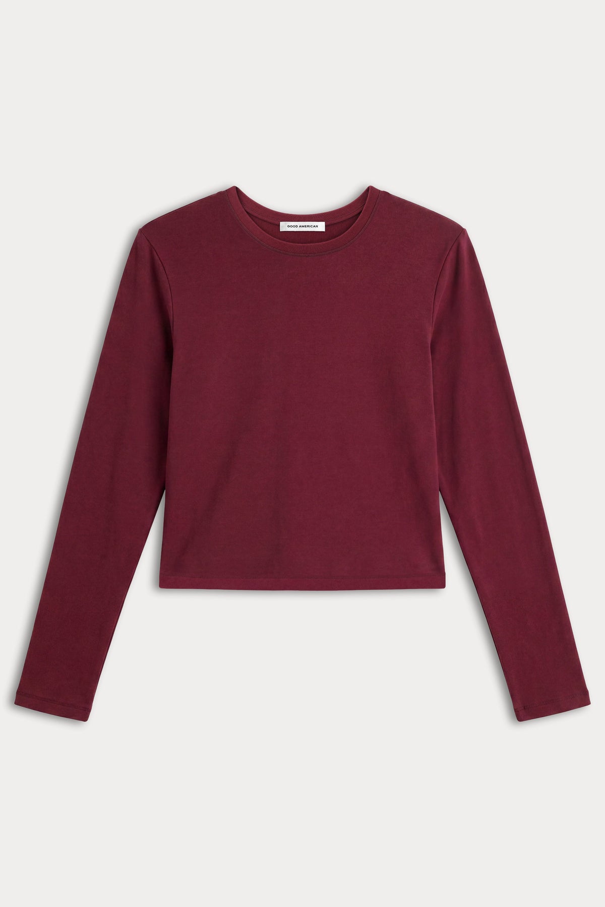THE LONG SLEEVE BABY TEE BERRY NOIR