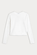 THE LONG SLEEVE BABY TEE WHITE