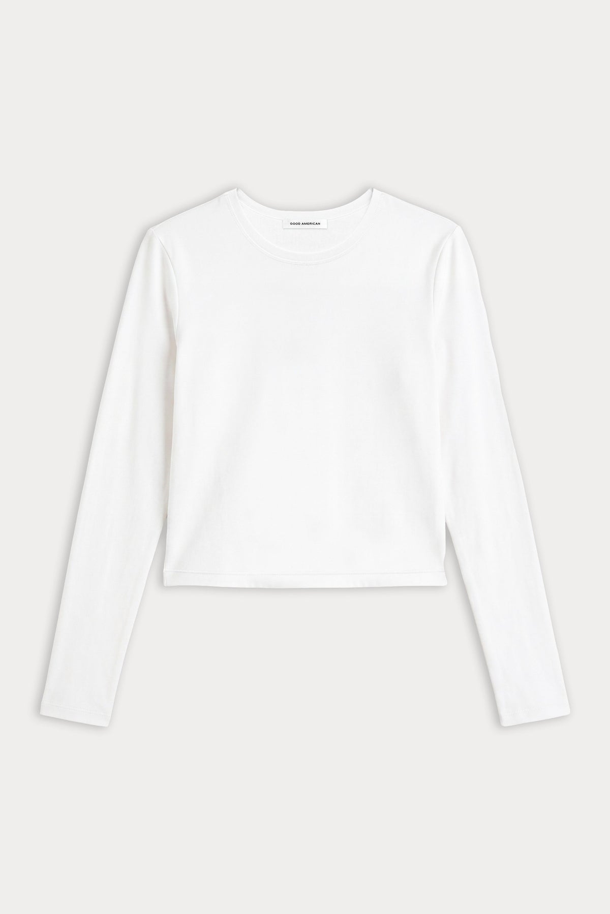 THE LONG SLEEVE BABY TEE WHITE