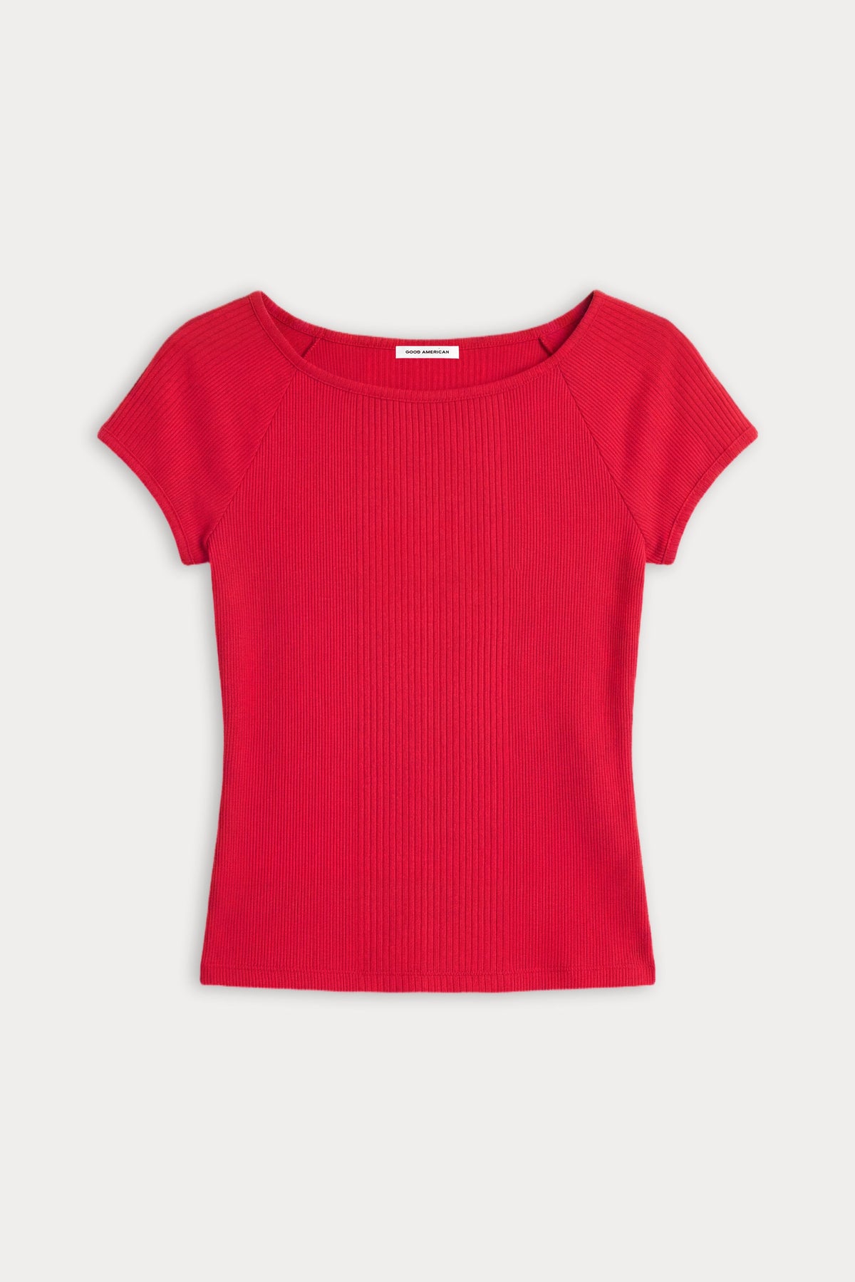 THE VARIEGATED RIB TOP CRIMSON ROSE