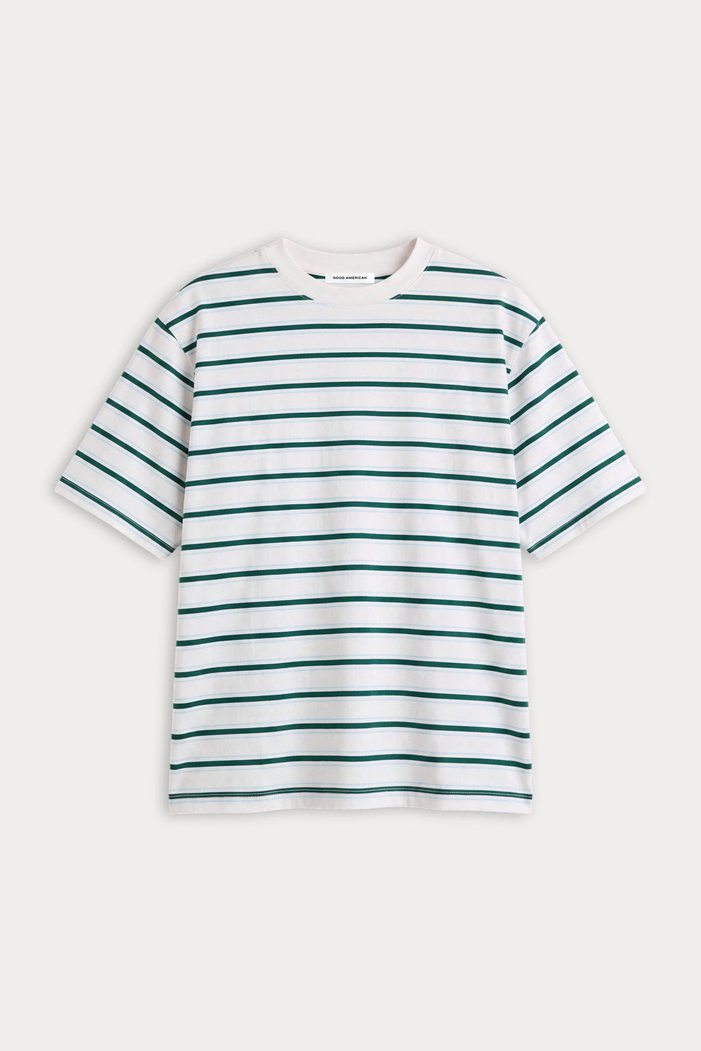 THE BODEGA TEE FOREST MULTI STRIPE
