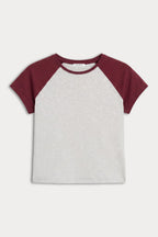 THE RAGLAN TEE VINTAGE GREY