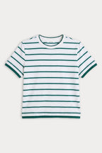 THE LAYERED TEE FOREST MULTI STRIPE