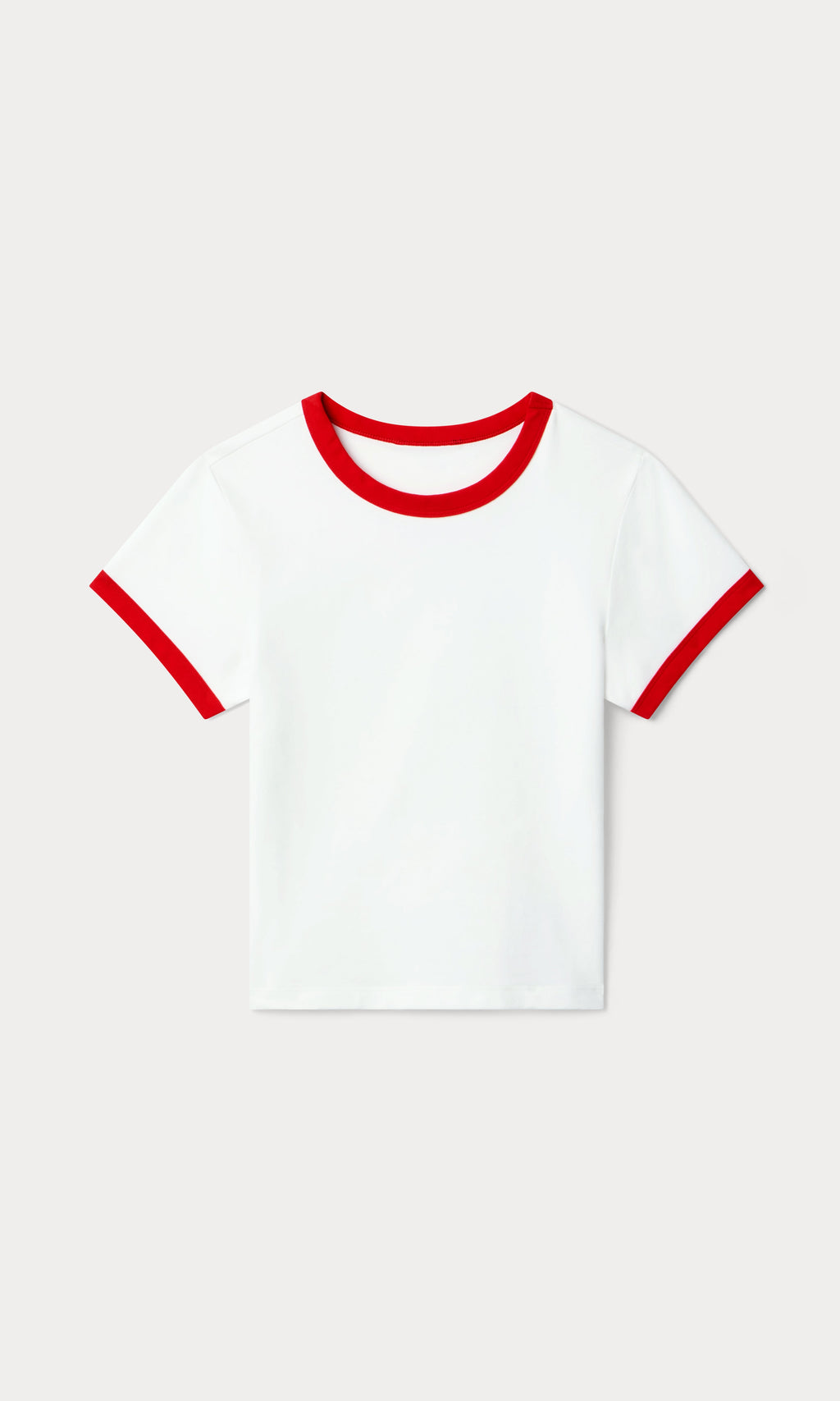 THE RINGER BABY TEE WHITE