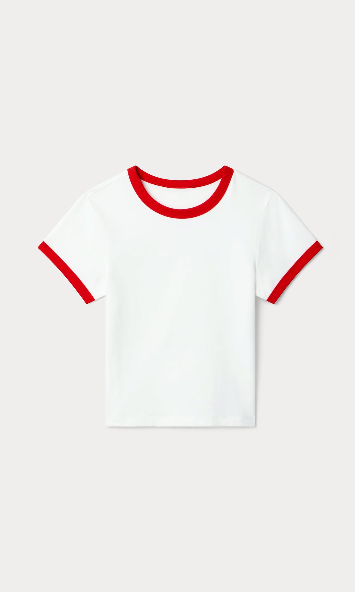 THE RINGER BABY TEE WHITE