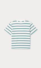 THE OVERSIZED TEE HARBOR STRIPE CLOUD WHITE