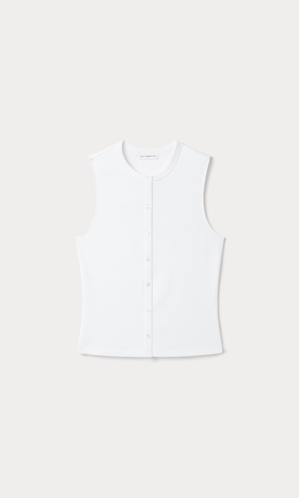 THE RIB SPLAY TOP WHITE