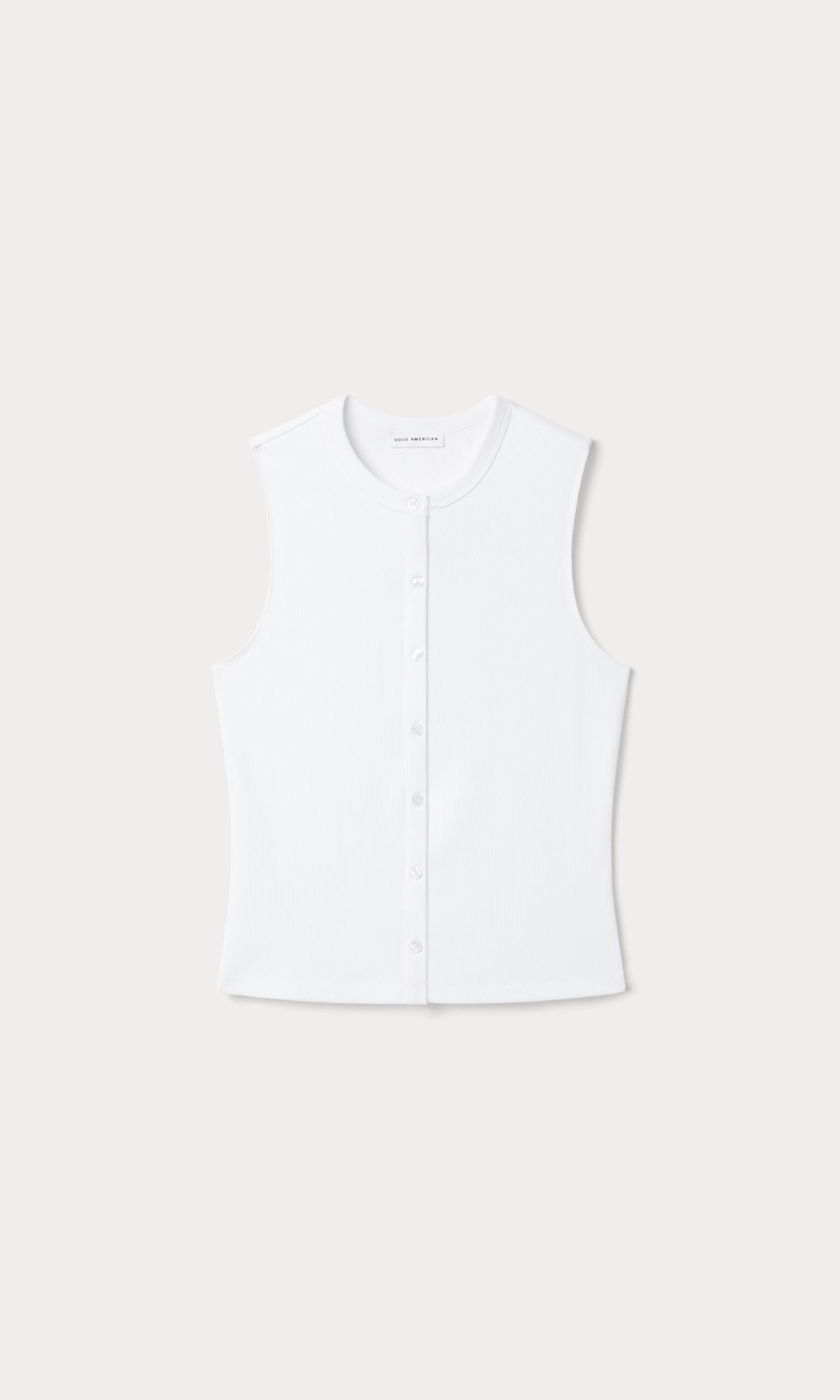 THE RIB SPLAY TOP WHITE