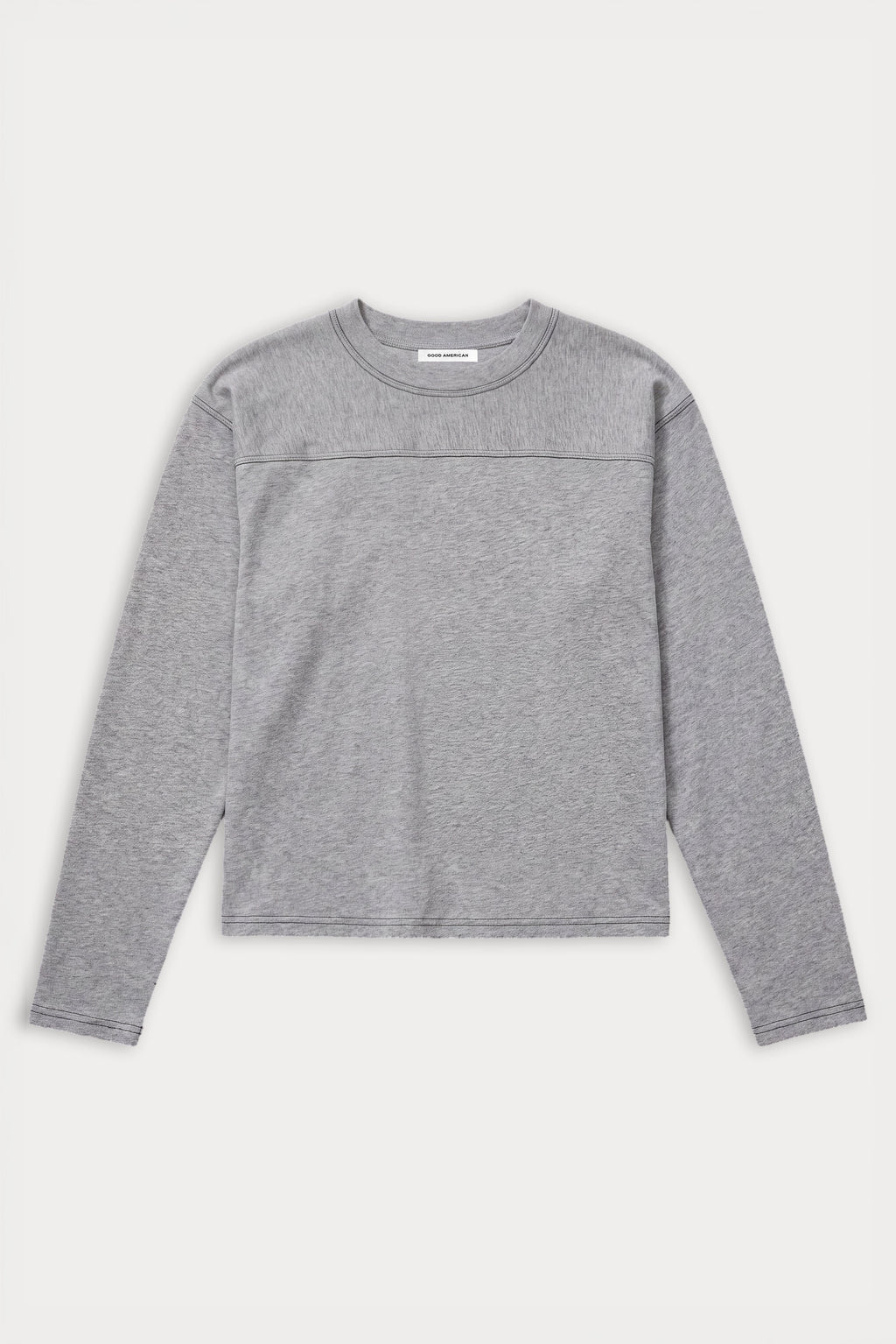 THE LONG SLEEVE GYM TEE GREY MELANGE