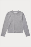 THE LONG SLEEVE GYM TEE GREY MELANGE