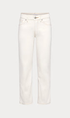 VINTAGE STRAIGHT ANKLE JEANS ECRU001