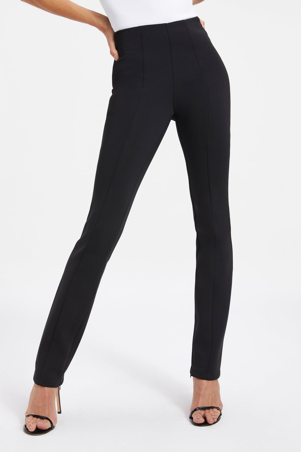 GOOD WAIST SCUBA PANTS BLACK001