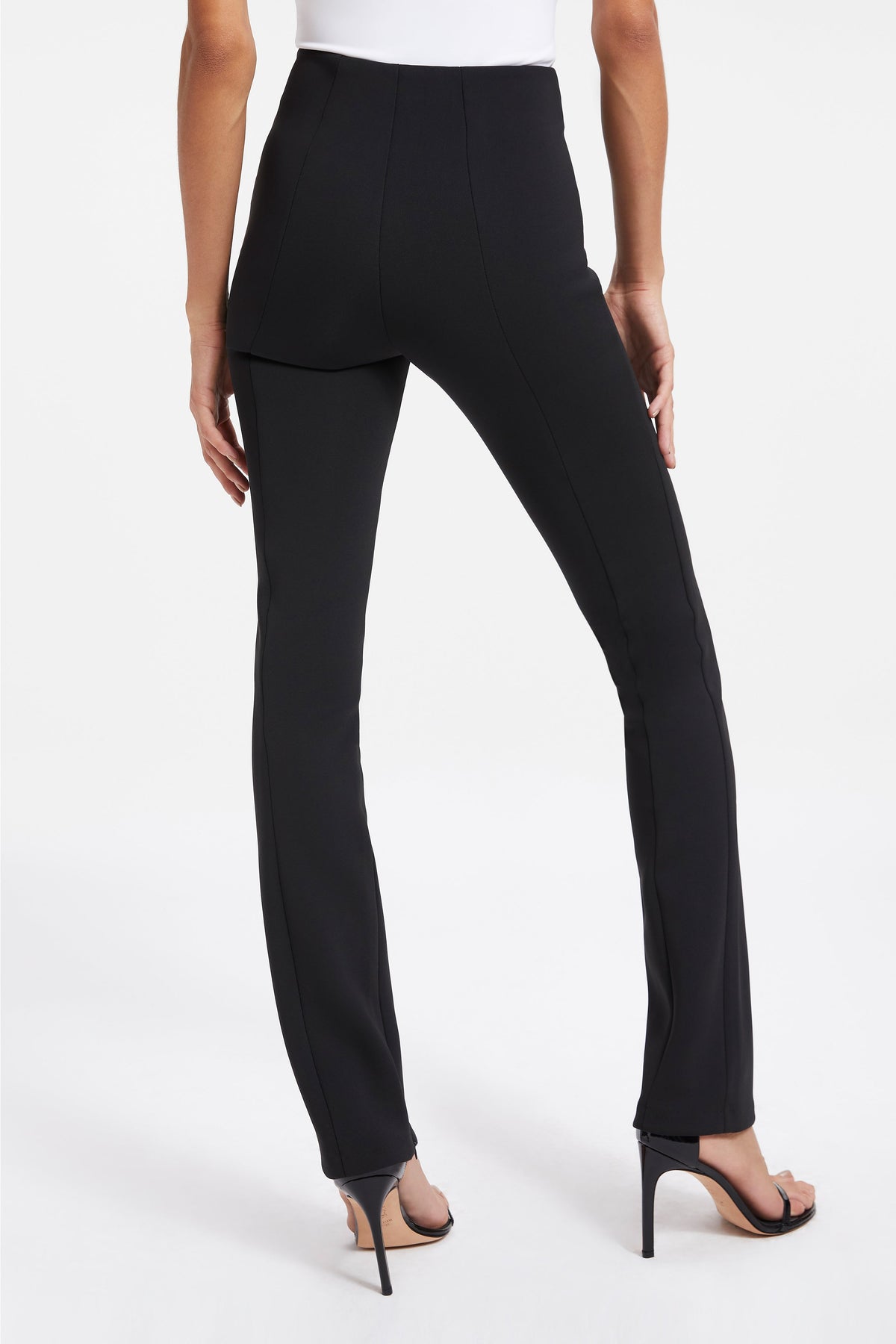 GOOD WAIST SCUBA PANTS BLACK001