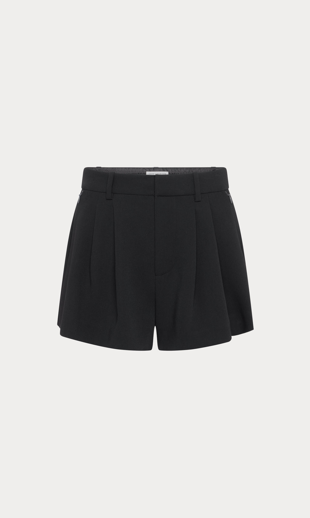 LUXE SUITING TROUSER SHORT BLACK001