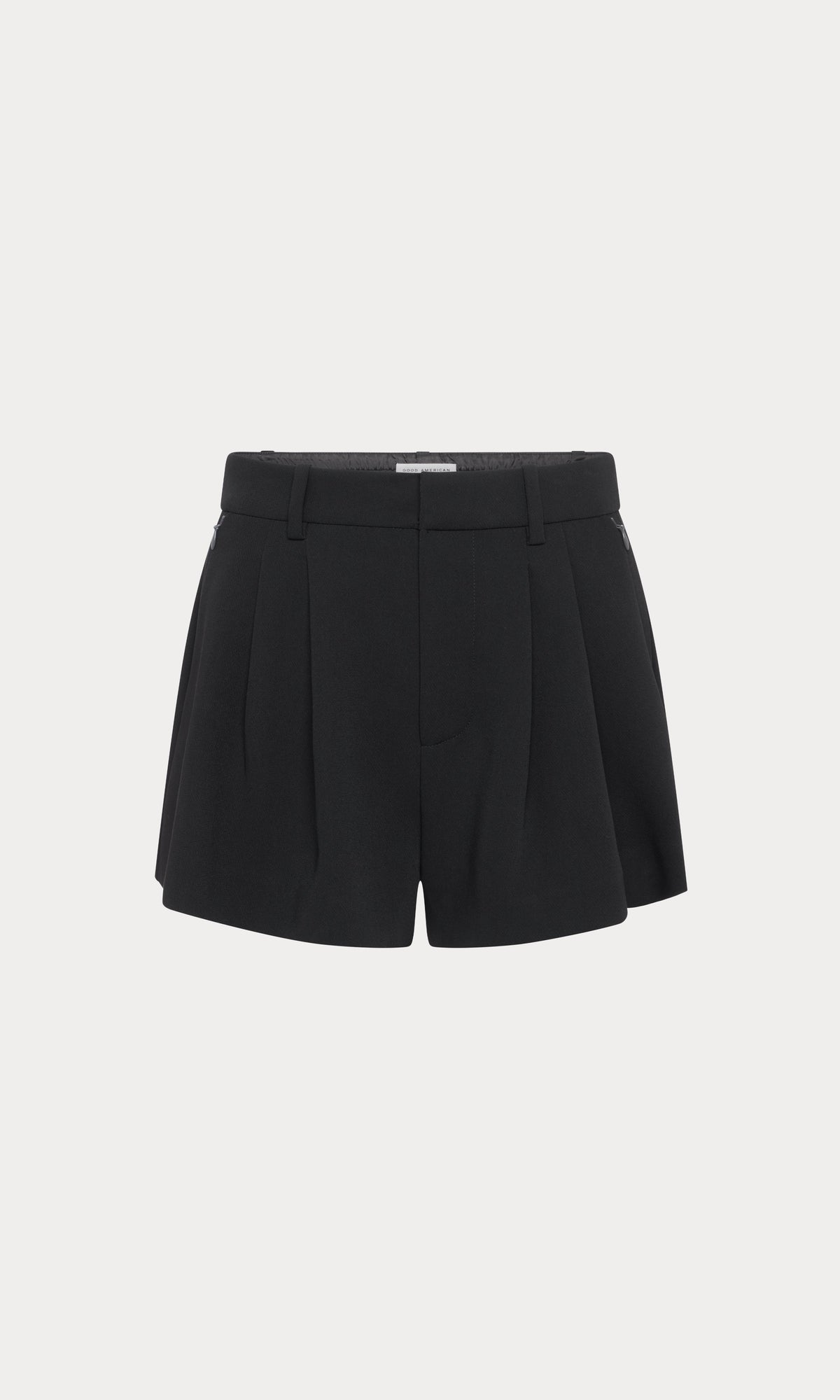 LUXE SUITING TROUSER SHORT BLACK001