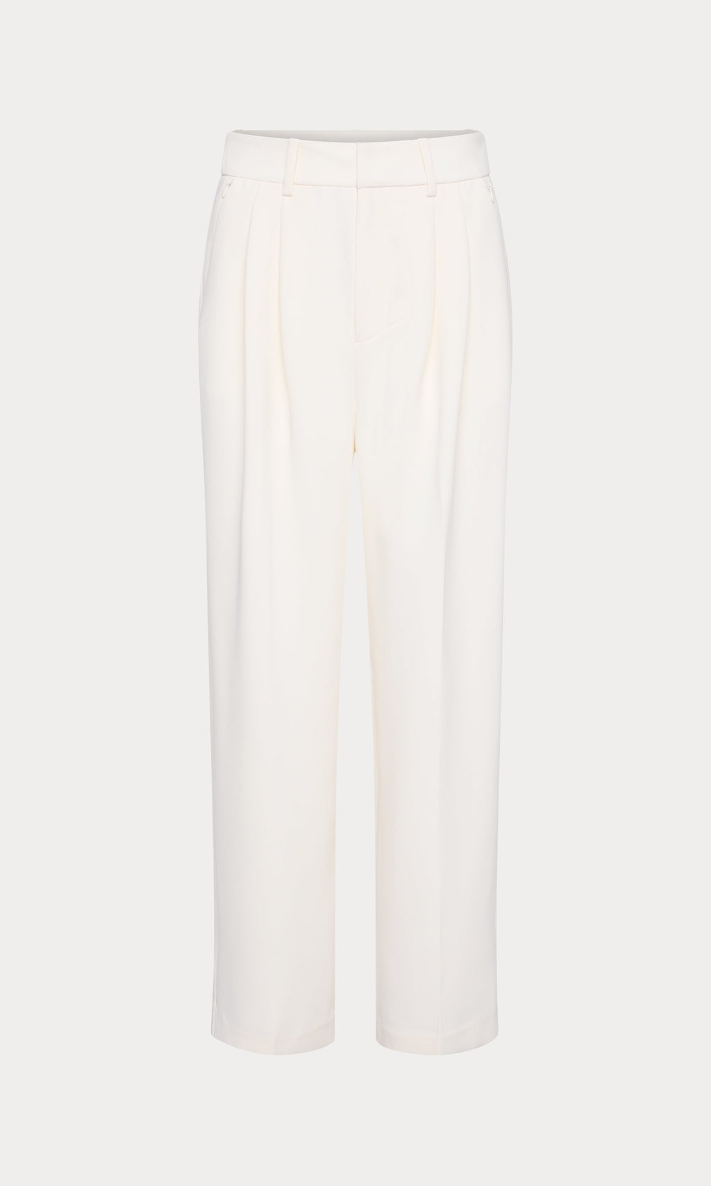 LUXE SUITING HIGH-RISE CROPPED WIDE LEG TROUSER SOFT SHELL