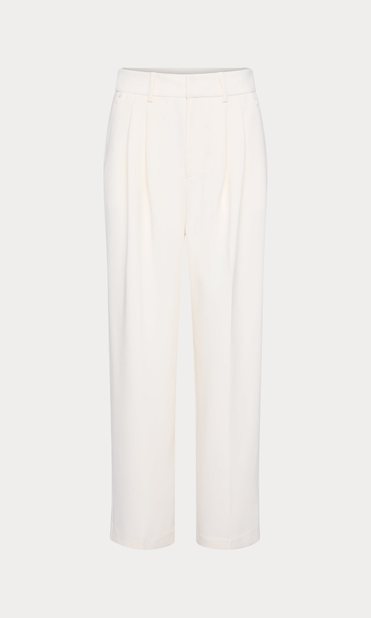 LUXE SUITING HIGH-RISE CROPPED WIDE LEG TROUSER SOFT SHELL