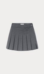THE PLEATED SKORT ASH