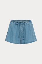 THE DENIM PULL ON SHORT INDIGO1273