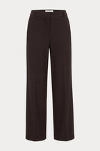 THE LOW RISE STRAIGHT LEG TROUSER ESPRESSO
