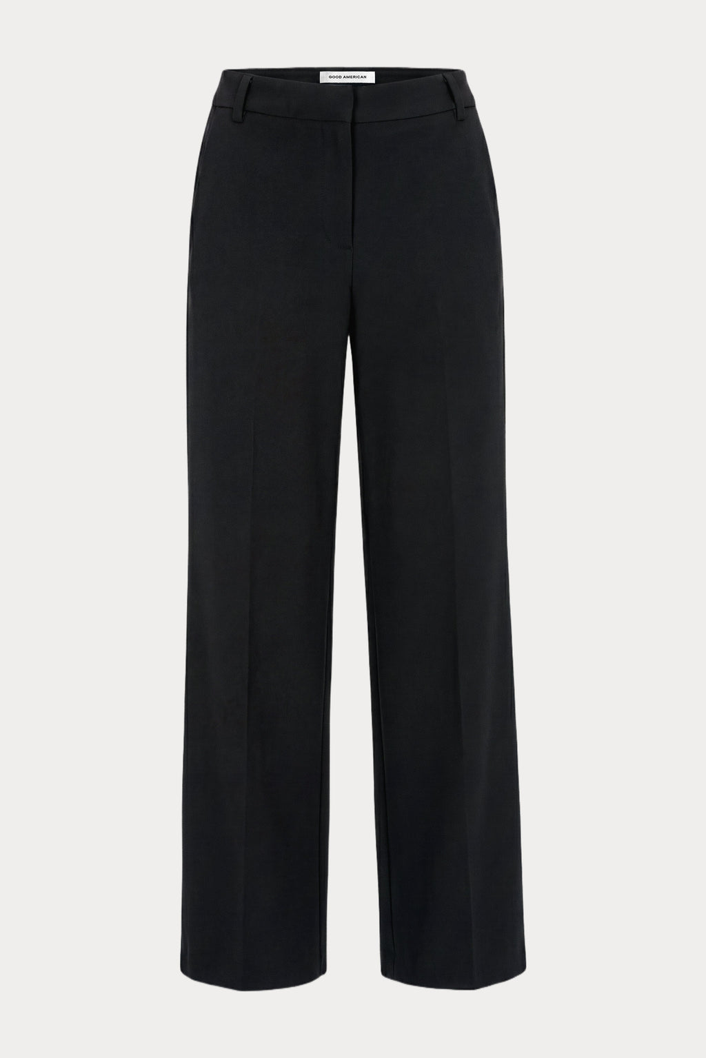 THE LOW RISE STRAIGHT LEG TROUSER BLACK001