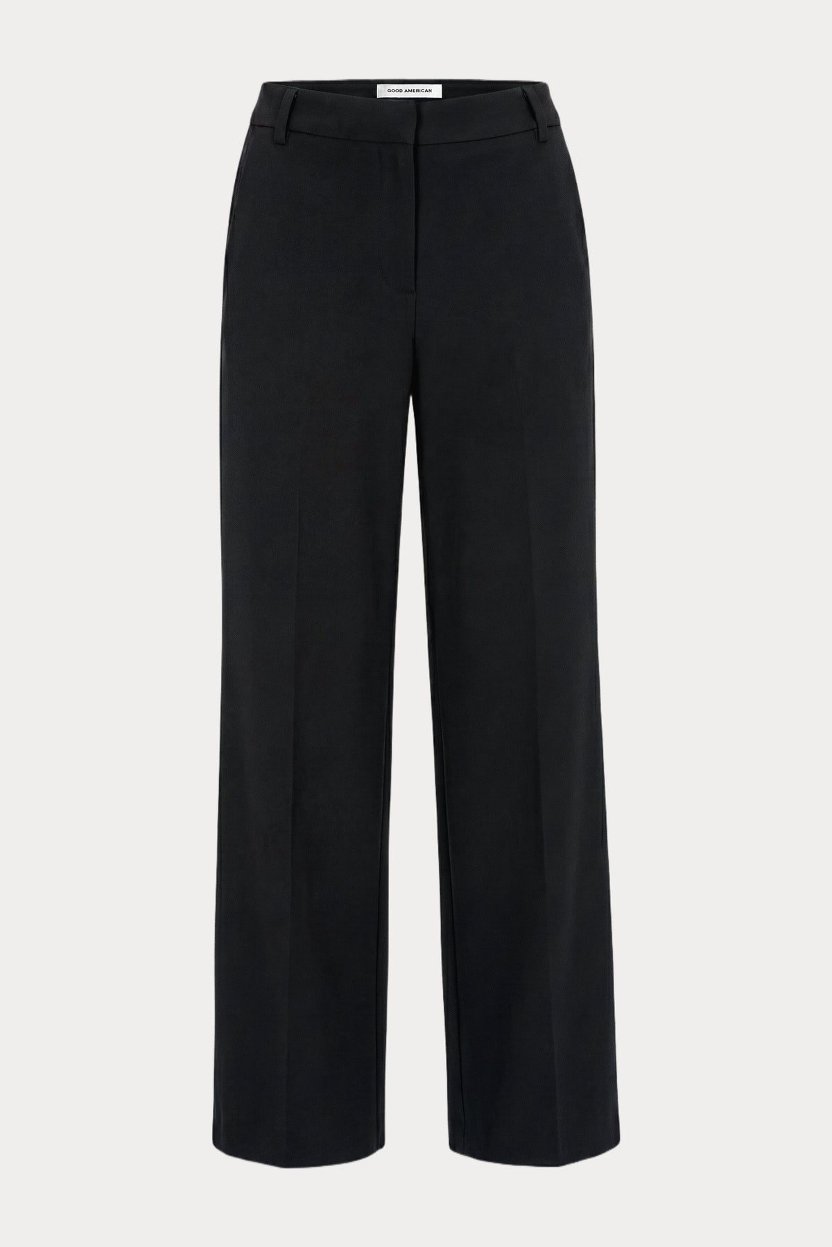 THE LOW RISE STRAIGHT LEG TROUSER BLACK001