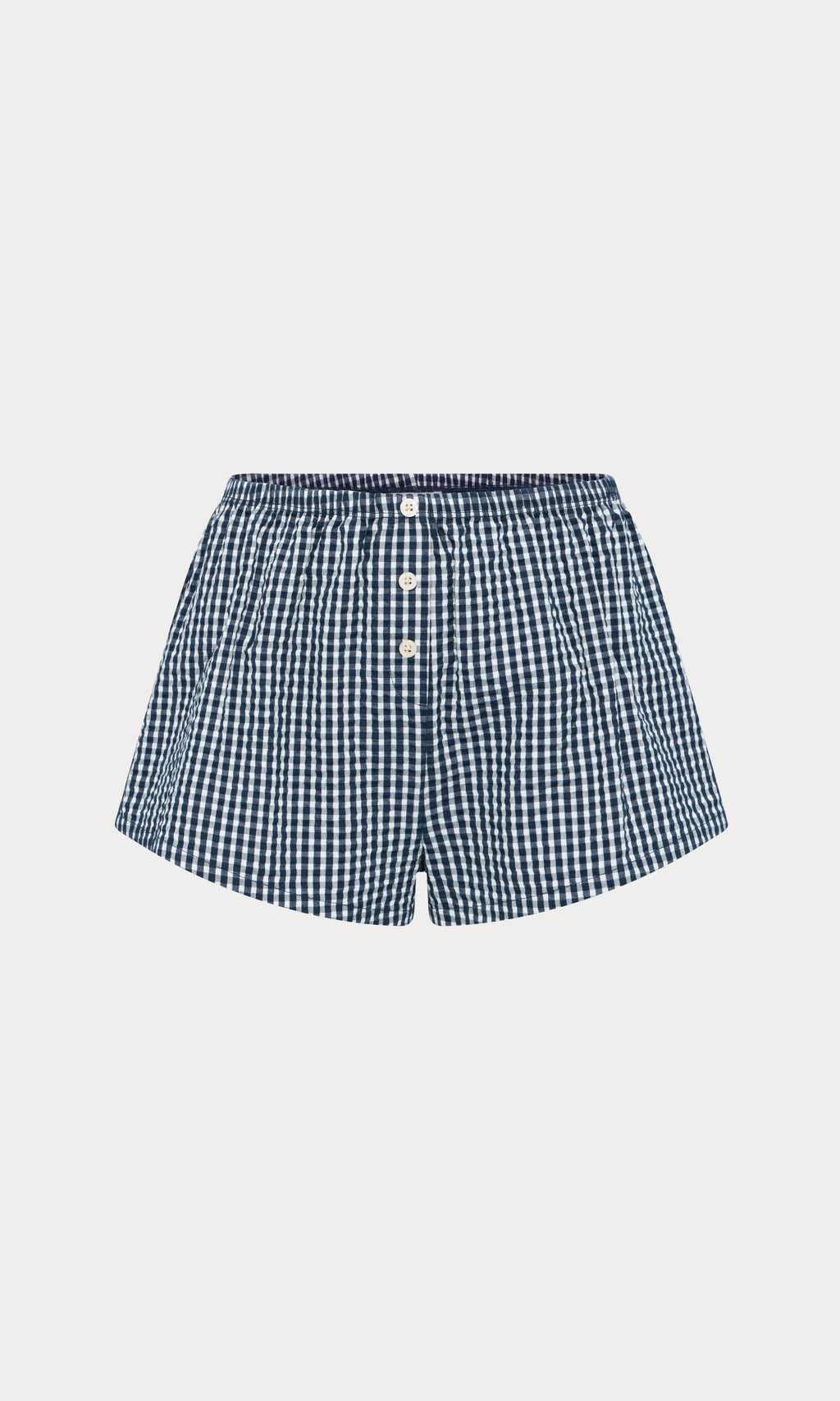 THE SEERSUCKER PULL ON SHORT HORIZON GINGHAM SMALL
