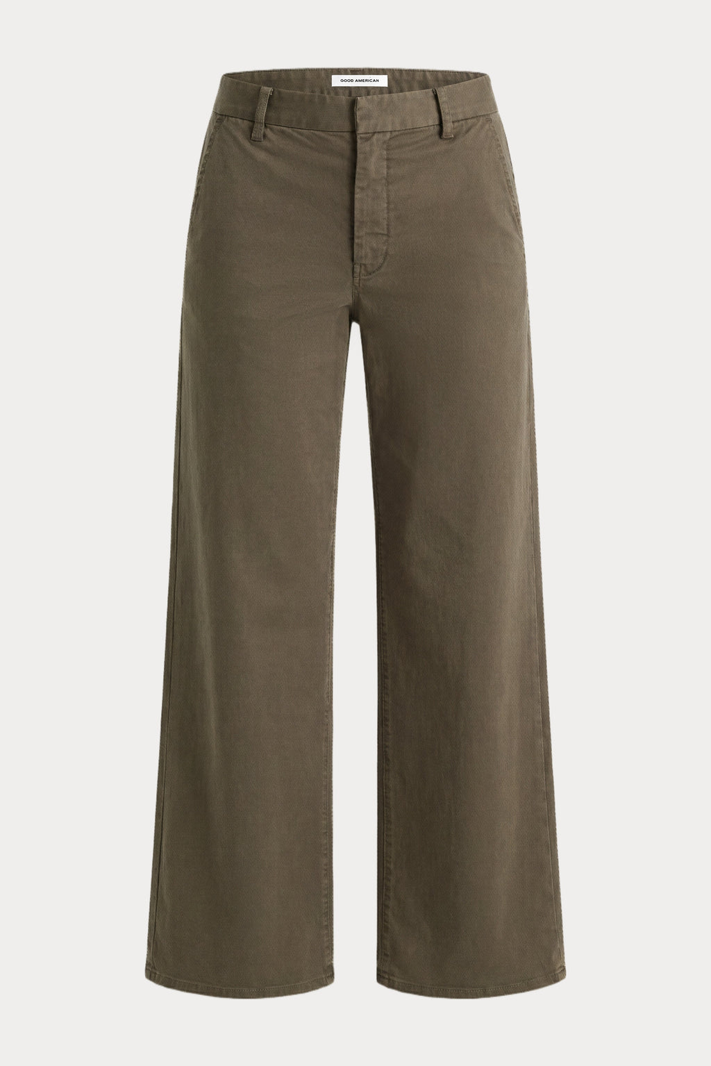 LOW SLUNG BAGGY TROUSER WASHED FATIGUE GREEN