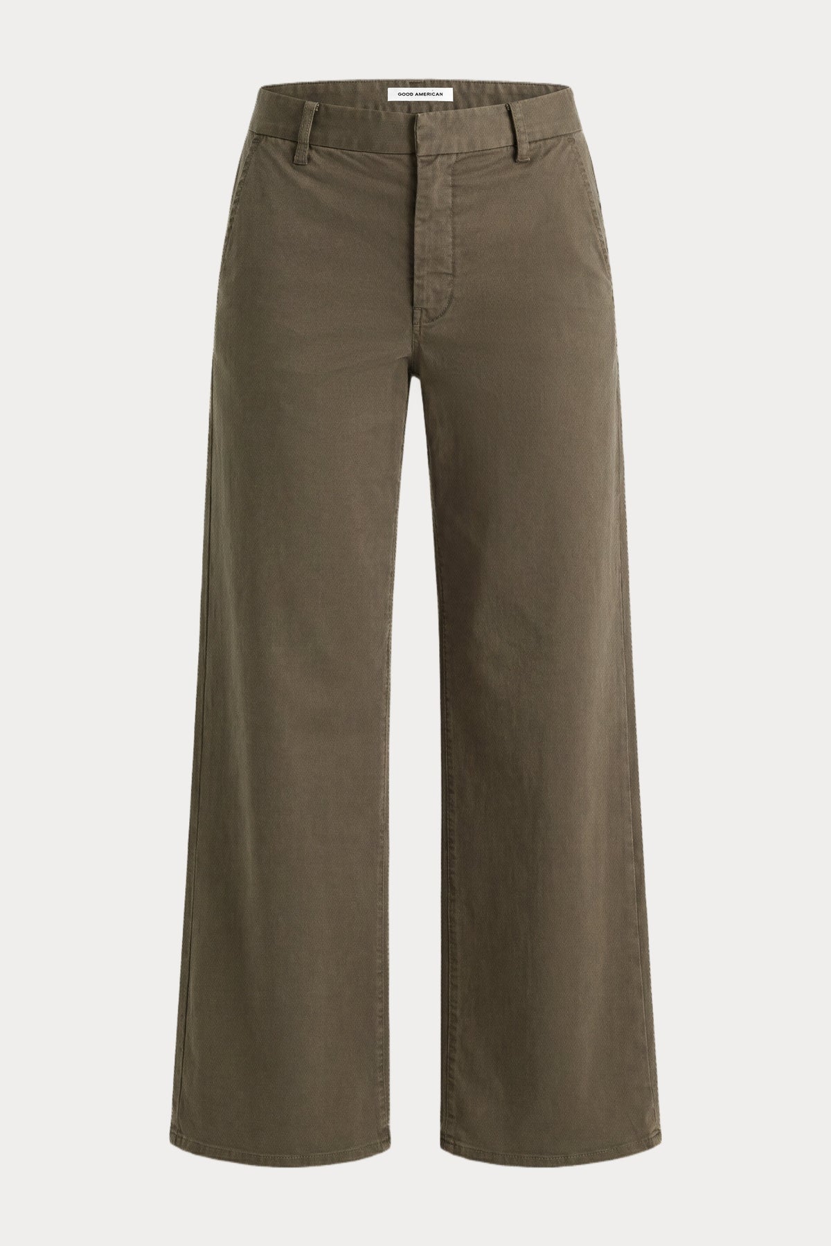 LOW SLUNG BAGGY TROUSER WASHED FATIGUE GREEN