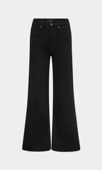 NEVER FADE GOOD WAIST PALAZZO JEANS BLACK