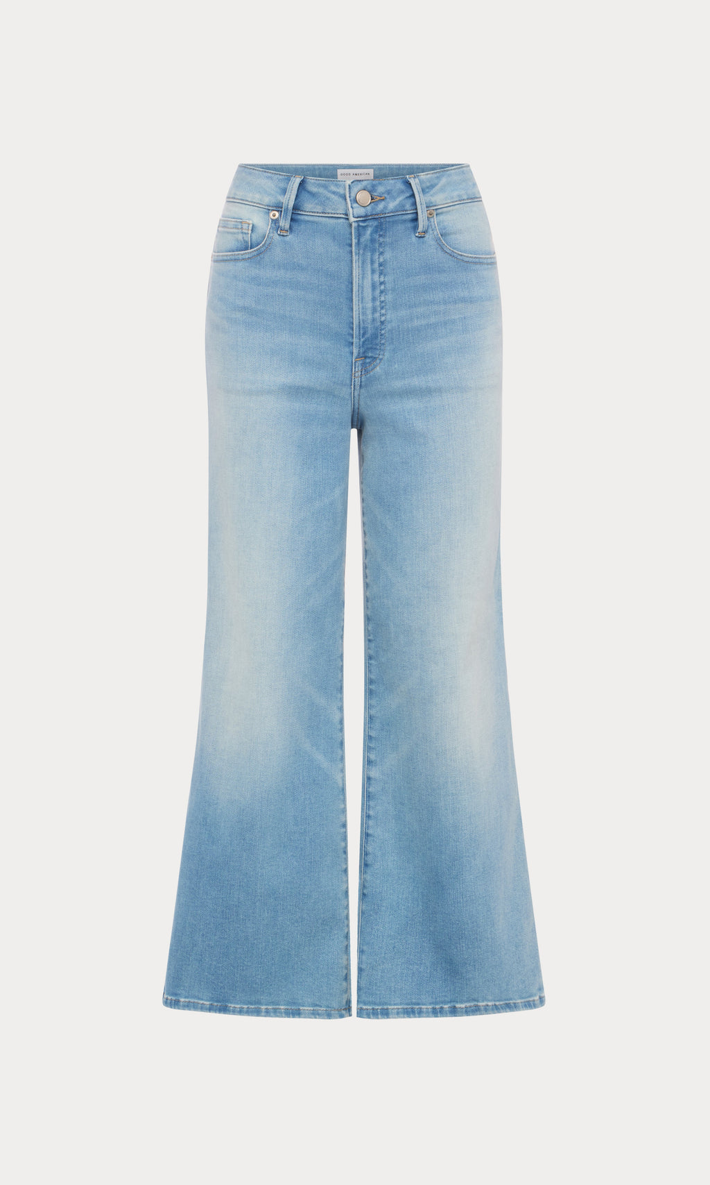 SOFT TECH GOOD WAIST PALAZZO CROPPED JEANS INDIGO1225